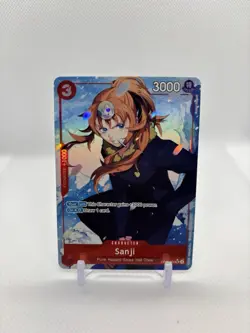One Piece CCG Sanji Parallel OP10-005 Royal Blood SR Card - Image 1