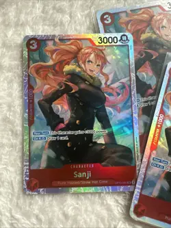 Sanji OP10-005 English SR Royal Blood One Piece Card Game - Image 1
