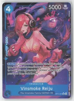 Vinsmoke Reiju Alt Art Foil OP11-047 R One Piece TCG A Fist of Divine Speed ENG - Image 1