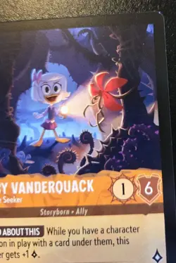 Webby Vanderquack - Knowledge Seeker 9/204 Uncommon Whispers In The Well Lorcana - Image 3