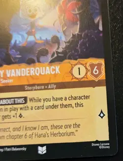 Webby Vanderquack - Knowledge Seeker 9/204 Uncommon Whispers In The Well Lorcana - Image 5