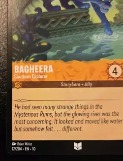 Bagheera - Cautious Explorer 12/204 Uncommon Whispers In The Well Disney Lorcana - Image 4