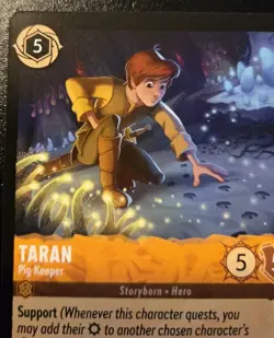 Taran - Pig Keeper 15/204 Uncommon Whispers In The Well Disney Lorcana TCG - Image 2