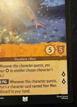 Taran - Pig Keeper 15/204 Uncommon Whispers In The Well Disney Lorcana TCG - Image 5