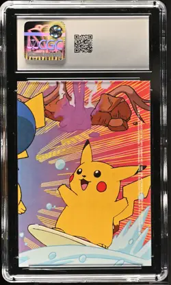 CGC 9 MINT Ditto 2000 Series 2 Topps 5 of 10 Stick-On Card Pokemon Card - Image 2