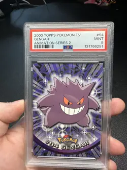 2000 Topps Pokemon #94 Gengar Series 2 PSA 9 MINT - Image 1
