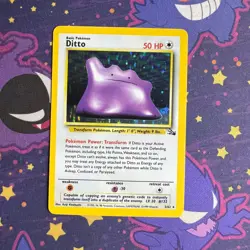 Ditto (Rare Holo) - 3/62 - 1999 Pokemon Fossil LP - Image 1