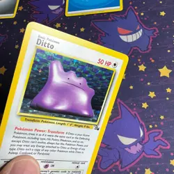 Ditto (Rare Holo) - 3/62 - 1999 Pokemon Fossil LP - Image 5