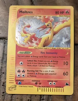Pokemon Moltres Holo Skyridge H20/H32 LP 2003 WOTC Rare - Image 1