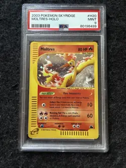 Moltres H20/H32 Skyridge Holo 2003 PSA 9 Pokemon TCG - Image 1