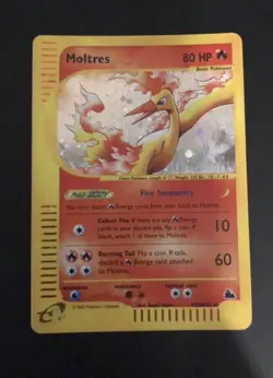Moltres H20/H32 Skyridge Holo Ultra Rare Pokemon TCG Nintendo e-reader NM/Mint - Image 1