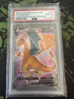 Charizard V SWSH050 SWSH: Sword & Shield Promo Cards Holo PSA 10 - Image 1