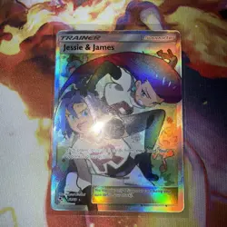 2019 Jesse And James Pokemon TCG Full Art Trainer Card 68/68 Hidden Fates NM - Image 1