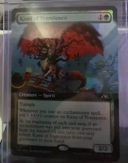 Magic The Gathering, Kami of Transience, Extended Art, Kamigawa: Neon Dynasty, F - Image 1