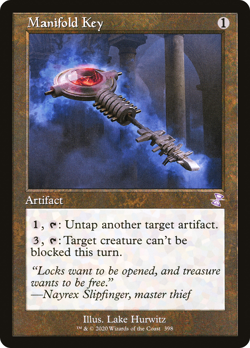 MTG 1x Manifold Key retro frame Time Spiral Remastered 398 NM/MT - Image 1