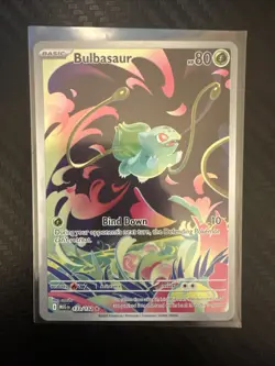 Pokemon TCG Bulbasaur Illustration Rare ME01: Mega Evolution 133/132 NM - Image 1