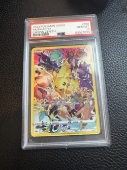 Pokemon Pikachu 160/159 Crown Zenith Secret Rare Full Art Holo PSA 10 - Image 1