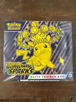 Pokemon TCG Surging Sparks Elite Trainer Box New Sealed - Image 1
