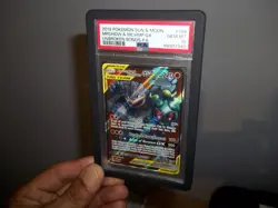 Marshadow & Machamp GX 198/214 Full Art Unbroken Bonds Pokemon PSA 10 GEM MINT!! - Image 1