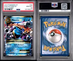 2016 Pokemon XY Evolutions #22 M Blastoise EX PSA 10 22/108 - Image 3