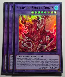 Yugioh x3 Albion the Branded Dragon CH01-EN043 Ultra Rare 1st Edition - Image 1