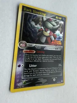 Pokemon Card Dark Slowking 9/109 Team Rocket Returns Reverse Holo Stamped - LP - Image 2