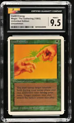 INSTILL ENERGY Unlimited CGC 9.5 Vintage MTG [Nostalgium] - Image 1