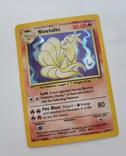 Pokemon Ninetales 12/102 Holo Rare Base Set Pokemon Card TCG 1999 - Image 1