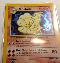 Pokemon TCG Ninetales Base Set 12/102 Holo Unlimited Holo Rare - Image 2