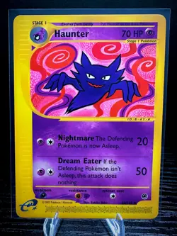 Haunter 80/165 Expedition Base Set E-Reader 2002 Pokemon TCG Card NM - Image 1