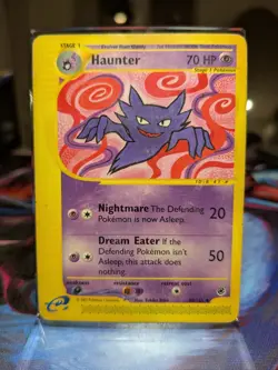 Pokemon TCG Expedition Base Set Haunter Regular Card 80/165 (Damaged) - Image 1