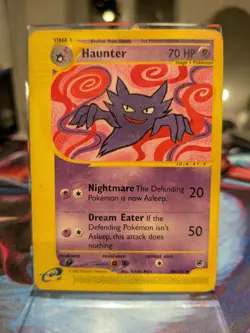 Pokemon TCG Expedition Base Set Haunter Regular Card 80/165 (Damaged) - Image 2