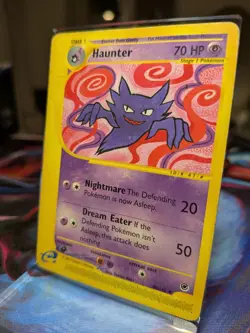 Pokemon TCG Expedition Base Set Haunter Regular Card 80/165 (Damaged) - Image 4