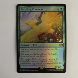 Traveling Chocobo M 0210 Regular Final Fantasy Magic the Gathering MTG Card NM - Image 1