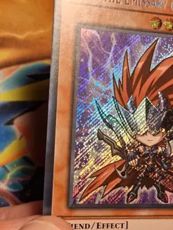 1st ed Gorz the Emissary of Darkness BLMM-EN005 Secret Rare Yugioh Card LP - Image 3