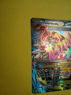 Pokemon XY Primal Clash Groudon EX #151/160 Omega (Moderate Play) MP... - Image 2