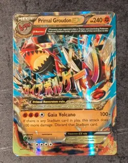 Pokemon TCG Mega Primal Groudon EX 151/160 XY-Primal Clash Holo Foil Full Art - Image 1