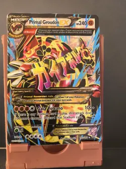 Pokemon Primal Groudon EX 151/160 Full Art Ultra Rare XY Primal Clash MP - Image 1