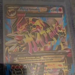 Pack Fresh!!! Pokemon Primal Groudon EX 151/160 XY Primal Clash Full Art English - Image 2