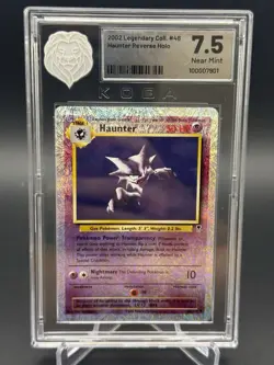 Pokemon TCG Haunter Legendary Collection Reverse Holo Rare KOBA 7.5 - Image 1
