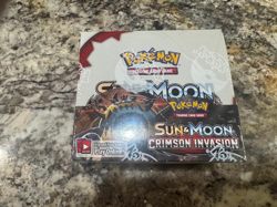 Pokemon Sun & Moon Crimson Invasion Factory Sealed Booster Box - Image 1