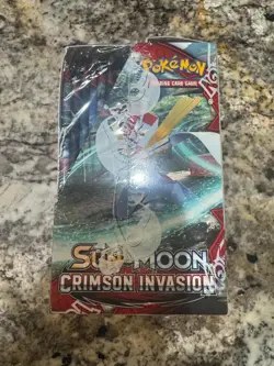 Pokemon Sun & Moon Crimson Invasion Factory Sealed Booster Box - Image 4