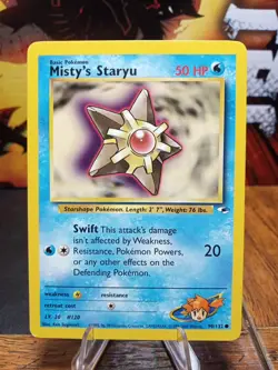 2000 Pokemon Gym Heroes Misty's Staryu #90 Extremely LP - Image 1