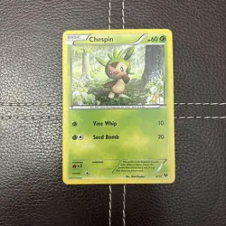 Pokemon TCG - Chespin - 2/12 - McDonald's Promos 2014 - LP Holo Rare - Image 1