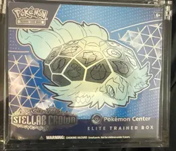 Pokemon Center Stellar Crown Elite Trainer Box W/ Acrylic Case - Image 1
