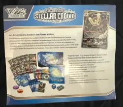 Pokemon Center Stellar Crown Elite Trainer Box W/ Acrylic Case - Image 3