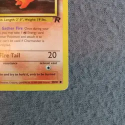 Charmander 50/82 Team Rocket Unlimited Pokemon Tcg - Image 4