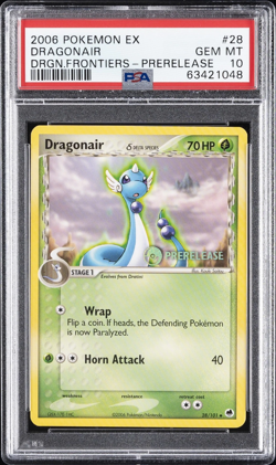 Dragonair Prerelease #28 PSA 10 EX Dragon Frontiers 2006 Pokemon - Image 1