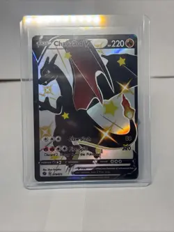 Pokemon TCG: Secret Rare Charizard V, 079/073, Champion's Path, Full Art Holo 3 - Image 1