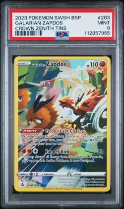 Pokemon TCG - Galarian Zapdos SWSH283 - Sword & Shield Promos - PSA 9 - Image 1